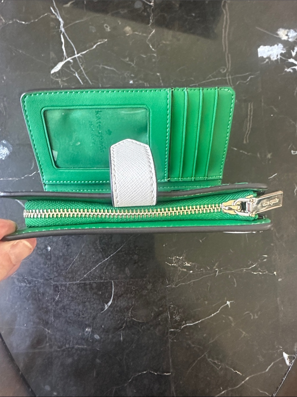 Kate Spade Staci Watermelon Party Medium Compact Bifold Wallet - Picture 6 of 9